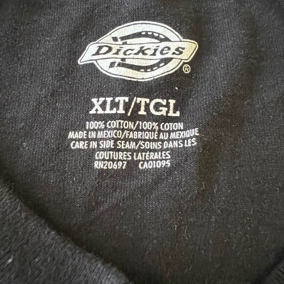 Dickies Vintage LongSleeve Black Shirt Sz XLT - Picture 2 of 6